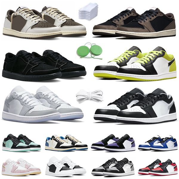 

jumpman 1 1s lows men women basketball shoes wolf grey unc fragment reverse mocha scotts low shadow court purple black phantom all-star mens