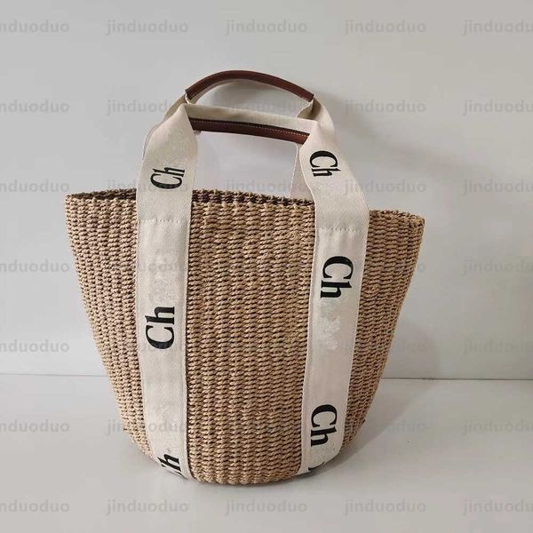 

designer bags luxury choles bag bag genuine leather beach s shoulder weave summer women's nylon men tote crossbody s straw