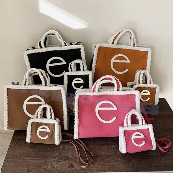 

fashion designer shopping bags velour suede luxury women the tote bag joint name laphandbag mini handle hig capacity cross body wallet shoul