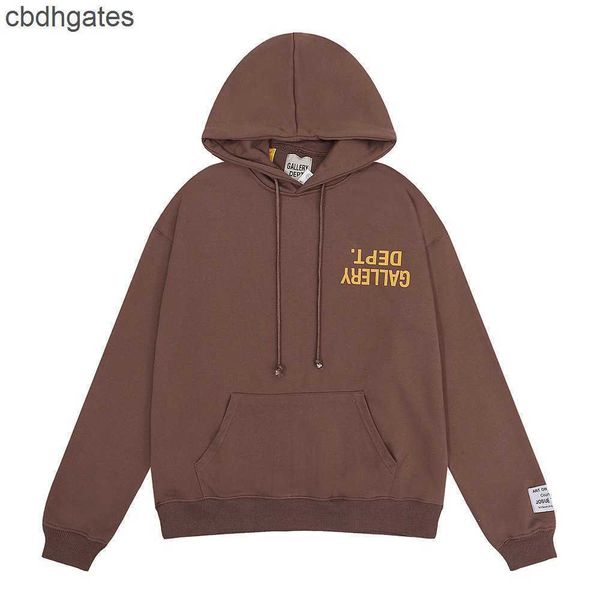 

letters gallerydepts 2023 hoodies sweaters niche hoodie hand-painted splash xa5s, Black