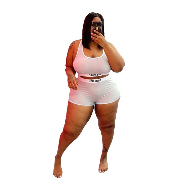 

european and american women's fashion casual female print swimsuit two-piece set, White