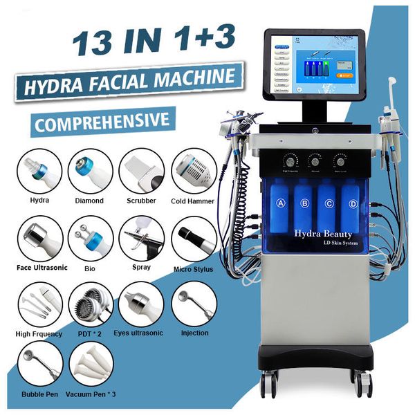 

professional 13in1 hydro aqua facial machine japanese facial cleanser machine hydra-facial-machine