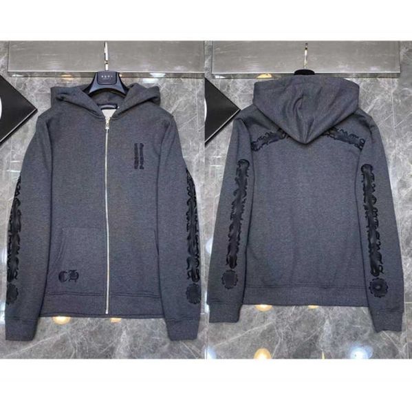 

fashion luxury mens sweatshirts ch designer hoodies zipper sanskrit graffiti hooded sweater cross pullover hoodie casual women coat sweatsh, Black