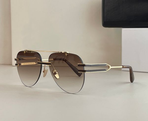

gold metal pilot sunglasses sunglass brown gradient men sun glasses sunnies shades uv400 eyewear with box, White;black