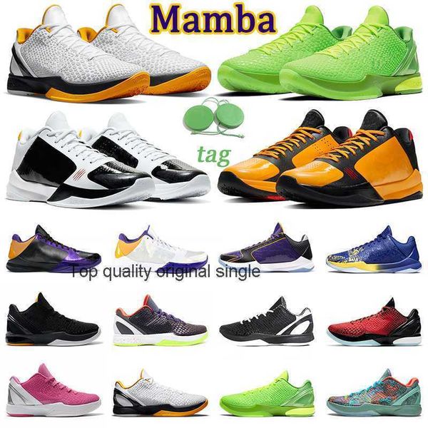 

basketball shoes mens trainers sports sneakers white alternate bruce lee blackout lakers purple mamba men 6 protro grinch del sol mambacita