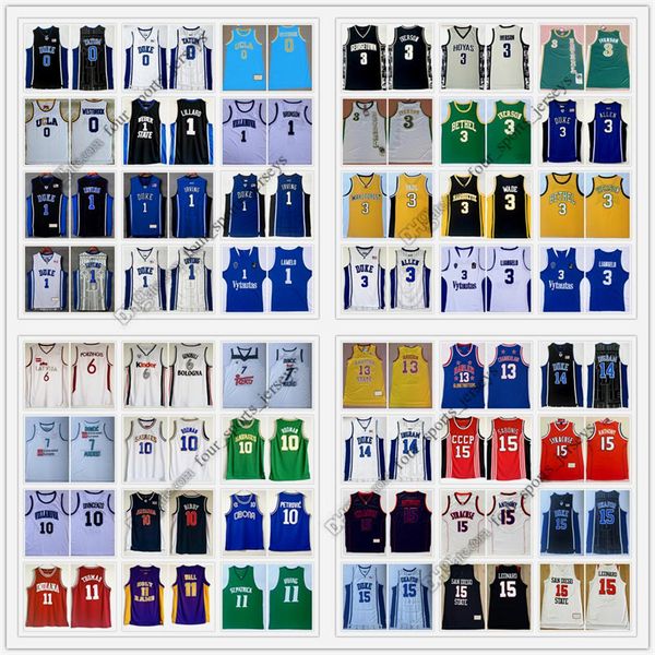 

ncaa basketball jersey irving george howard ade bridges simmons hardaway curry miller walton laettner fredette jabbar walton johnson hill du, Black;red