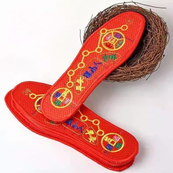 

chinese insole handcrafted cross stitch insole deodorant breathable for men women 35-44 contact customer service or leave a message shoe siz, White;pink