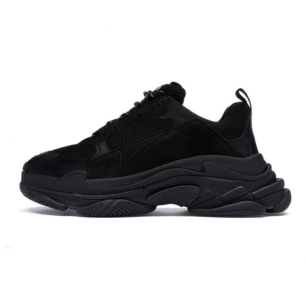 

designers crystal bottom 17w women mens casual shoes trainer dad platform triple s black white red blue brand paris flat multi-color increas