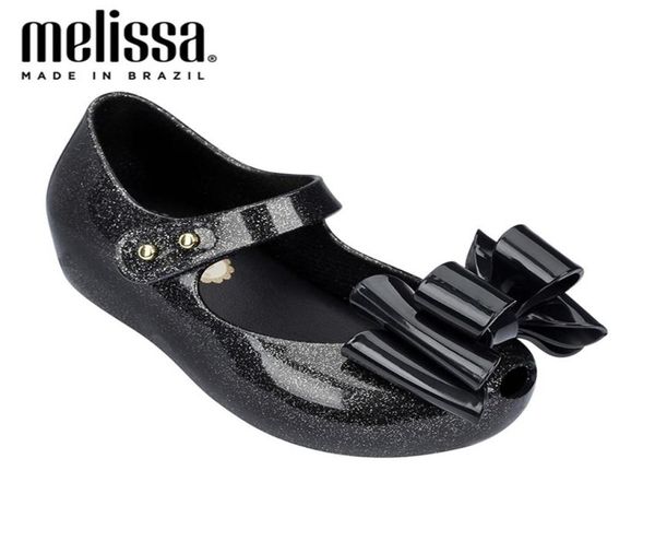 

mini melissa ultragirl sweet iii big bow girl jelly shoes summer shoes melissa sandals girls toddler kids jelly shoes y200619161g, Black;red
