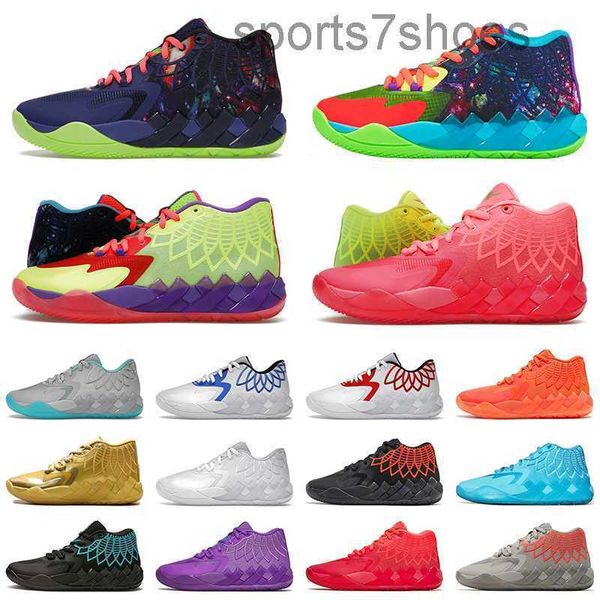 

mb.01 lamelo ball 1 mb.01 basketball shoes be you sports rick and morty purple cat galaxy men trainers beige black blast buzz city queen