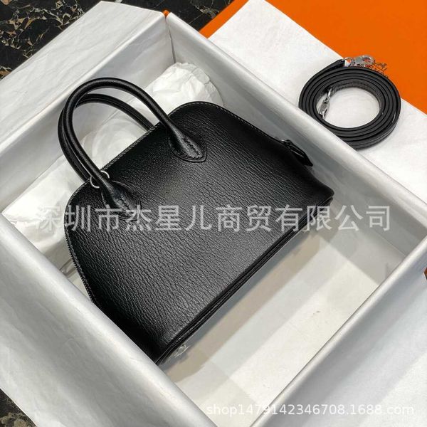 

handbags luxury designer birk genuine leather cons home high-end pure hand sewn mini miniature bowling bag original evercolor go