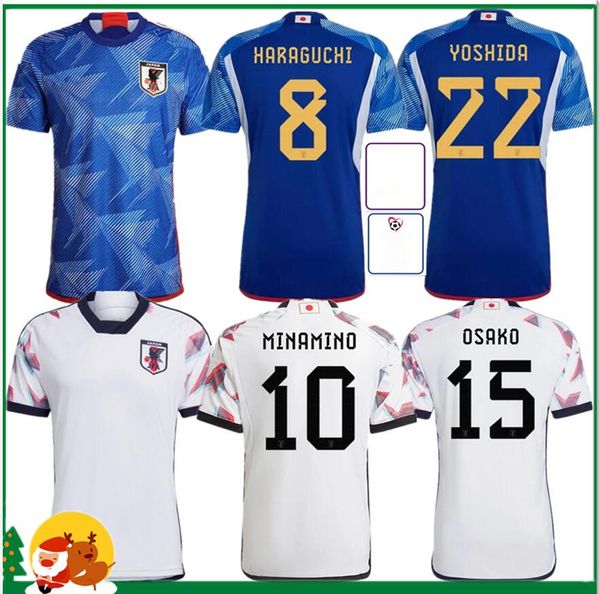 

2022 2023 japan soccer jerseys atom tsubasa haraguchi honda endo osako yoshida 22 23 kids kit men women football shirts, Black;yellow