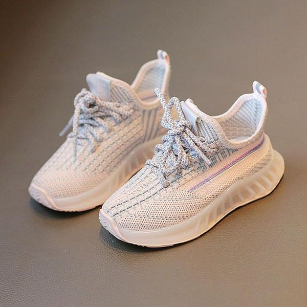 

sneakers kids boys girls breathable mesh casual sports shoes 221123, Black;red