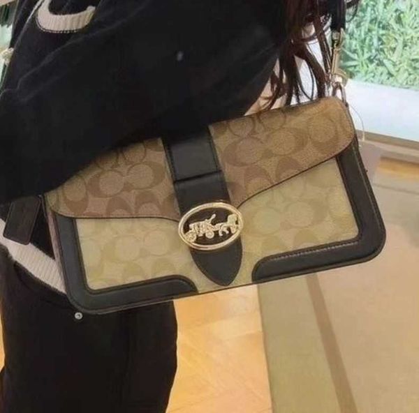 

designer luxury women bag coch handbag fashion inclined shoulder bags cc versatile purses cochs totes large capacity saddle coal wallet 7a q