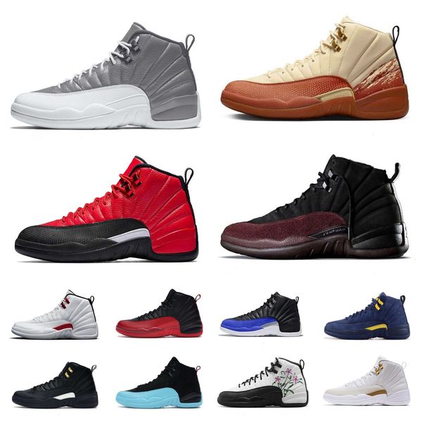 

retro 12 a ma maniere basketball shoes jumpman 12s ovo white black taxi hyper royal eastside golf playoff stealth grind french blue floral m