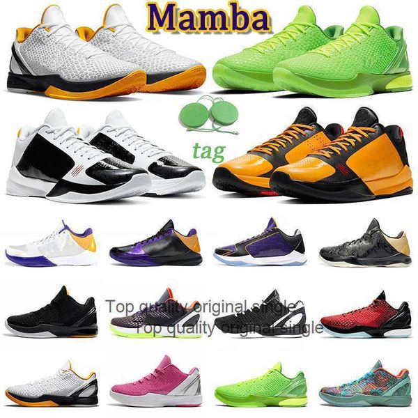 

mamba zoom 6 protro men basketball shoes all-star mambacita grinch del sol alternate bruce lee 5 rings mens trainers outdoor sports