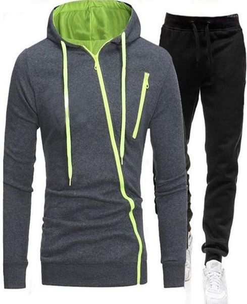 

men039s thermal underwear sets tracksuit men autumn winter hooded sweatshirt drawstring outfit sportswear 2022 male suit pullov, Black;white