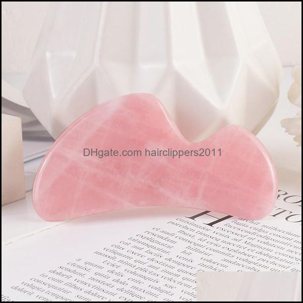 

face massager skin care tools 100 handmade natural stone crystal facial masr beauty rose gua sha face tool health pink board mas dro dhaep