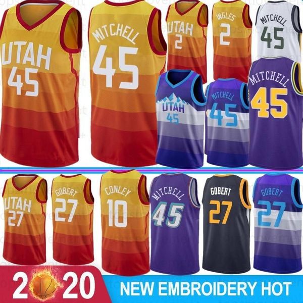 

basketball jersey ncaa donovan 45 mitchell college basketball jerseys rudy 27 gobert joe 2 ingles john 12 stockton ricky 3 rubio 32 malone 1, Black;red