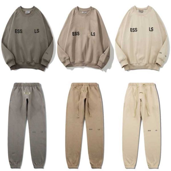 

2023 designer ess mens womens hoodies warm pullover hooded essential fashion brand designers loose sweatshirt sportswear pants oversized cl, Black