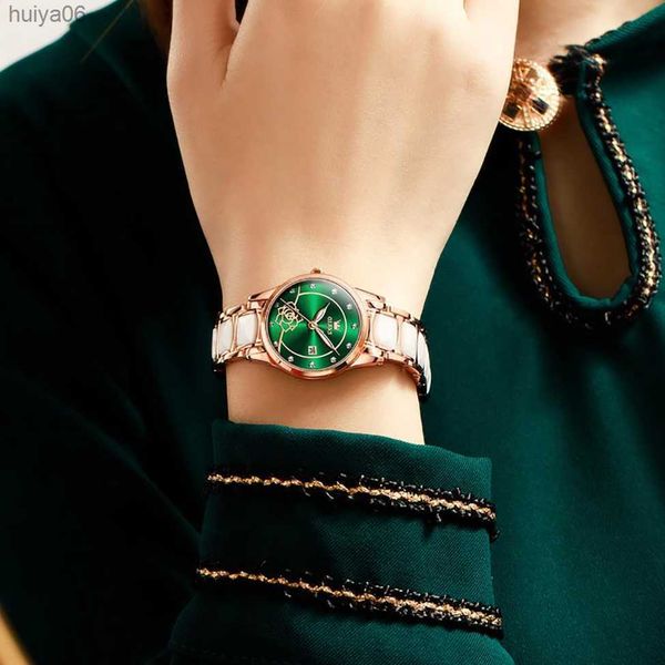 

women watches quartz watch 27mm fashion modern wristwatches waterproof wristwatch montre de luxe gifts huiya06, Slivery;brown