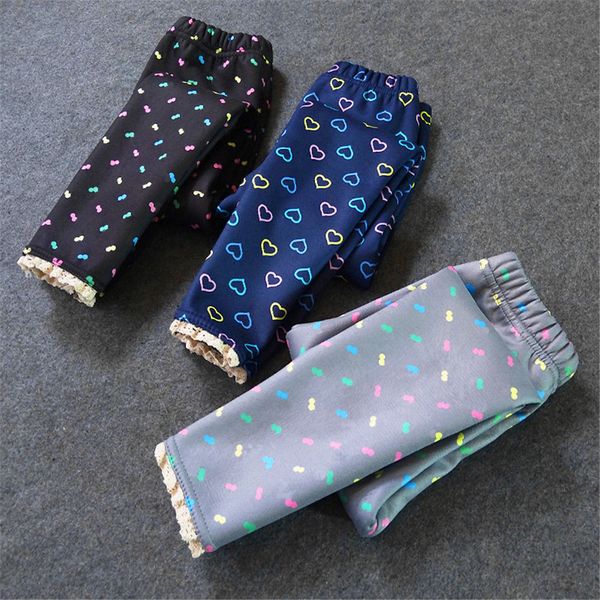 

trousers kids thicken leggings girls autumn winter plus velvet baby boys pants infantil children's clothing 221123, Blue