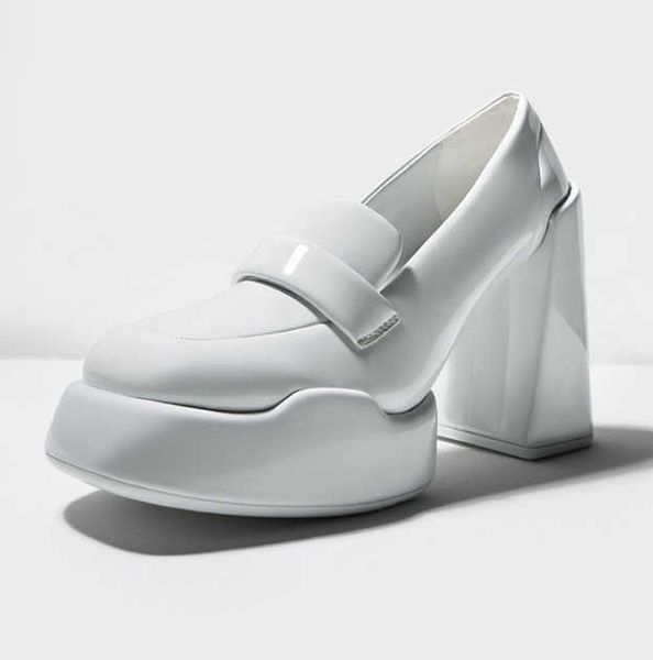 

dress thick heel shoes leather wedding champagne shoes for women women's waterproof single shoes, Black