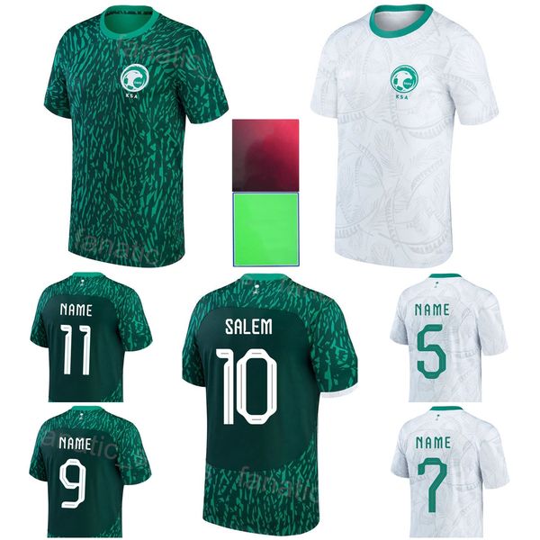 

national team soccer 11 saleh al-shehri jerseys saudi arabia world cup 12 saud abdulhamid 17 hassan altambakti mohammed al-owais salman al-f, Black;yellow