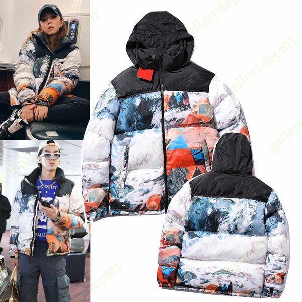 

2022 designer mens winter puffer jackets down coat womens fashion down jacket couples parka outdoor warm feather outfit outwear plus size, Black