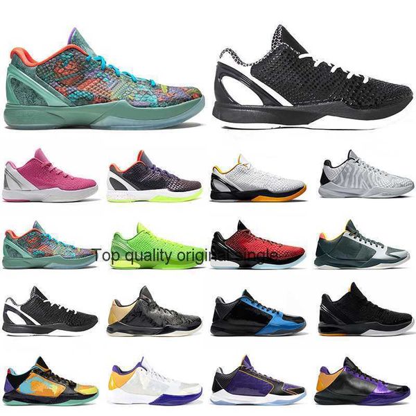 

brand shoes mamba basketball men 6 protro grinch chaos prelude 6 protro mambacital white mens outdoor sports trainers sneakers lakers laker