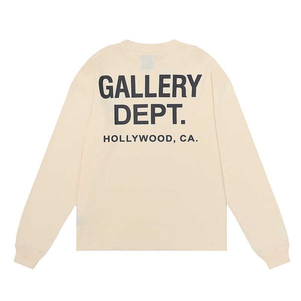 

men hoodie designer gall dep cotton hoodiy oversize casual leisure fashion brand basic double yarn pure long sleeve t-shirt for women glbd, Black