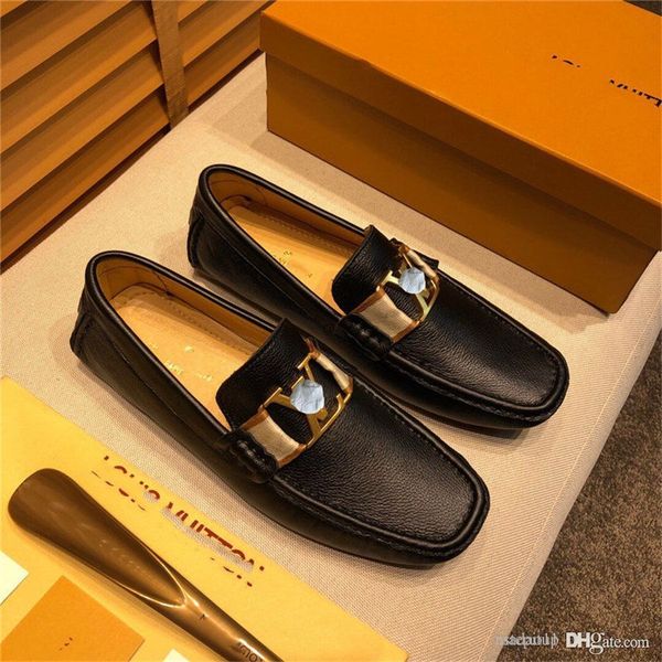 

h1 luxury men loafers suede shoe solid color square toe low heel mask tassel classic fashion business casual retro designer dress shoes 33, Black