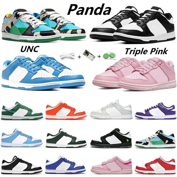 

2023 men women low running shoes sneaker panda white black unc blue grey fog triple pink syracuse candy vintage green sail mens trainers spo