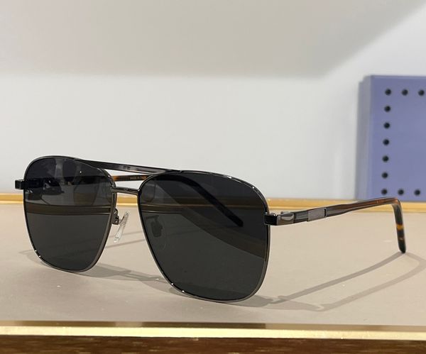 

1164 pilot sunglasses sunglass gunmetal/havana/grey rectangle shape men sun glasses sunnies shades uv400 eyewear with box, White;black
