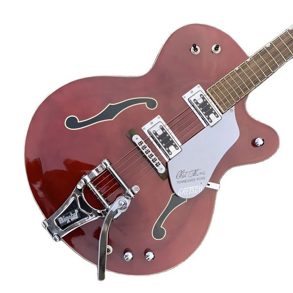 

lvyelectric guitar factory custom the wine red falcon 6120 semi hollow body jazz tuners with tremolo