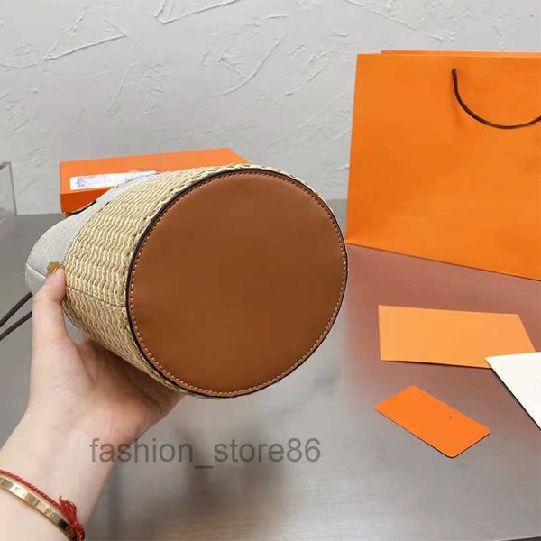 

mini straw tote bag designer women woody handbags fashion bucket cross body should oade qo6p