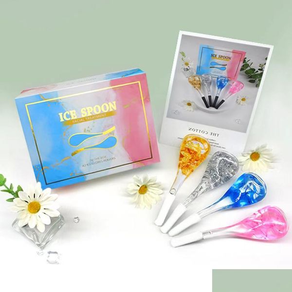 

face massager professional skin care products new style facial masr 2pc set ice globe spoon shaped beauty globes for face cooling cr dhmsy