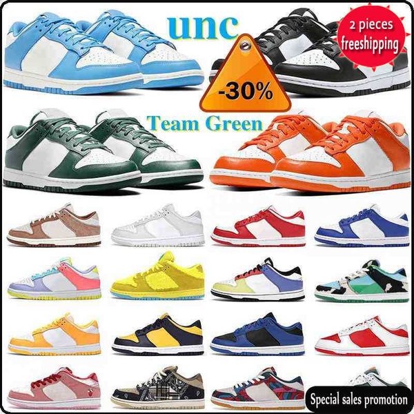 

new running shoes fashion low syracuse unc mens running sports shoes what the strange love pine green white sneakers university gold red, Black