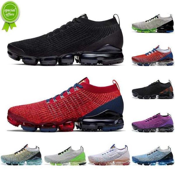 

low outdoor shoes sandals 2022 fly 2 3 sports shoes knit triple white flying breathable aurora green mens womens tennis trainers, Black