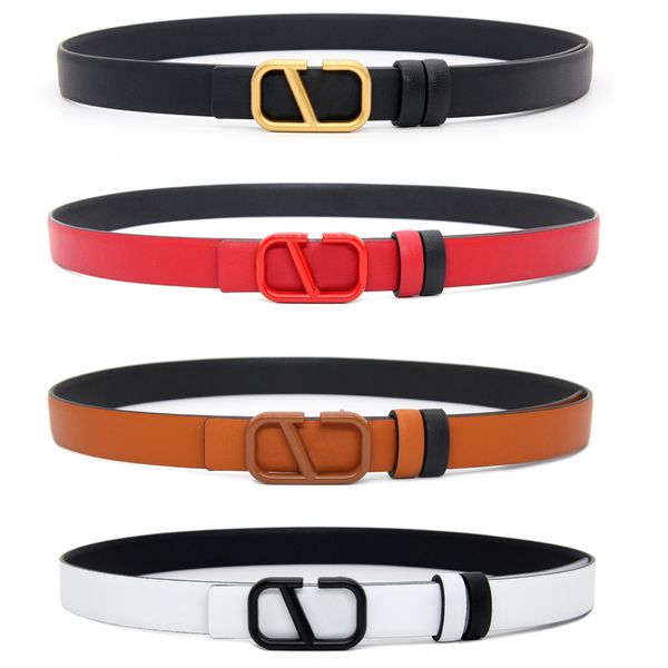 

belts designer belt women's fashion simple womens mens letter v buckle luxury belt black white width 2.4cm, Black;brown