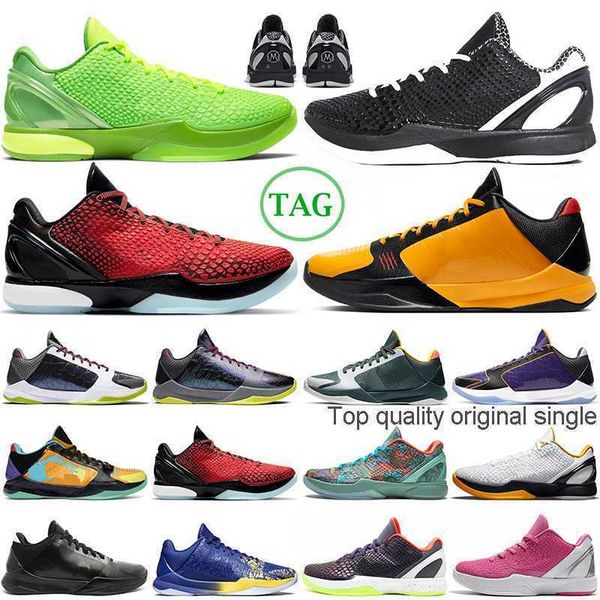 

wholesale mamba basketball shoes men 5 protro bruce lee del sol 6 mambacita grinch chaos lakers mens outdoor sports trainers sneakers laker