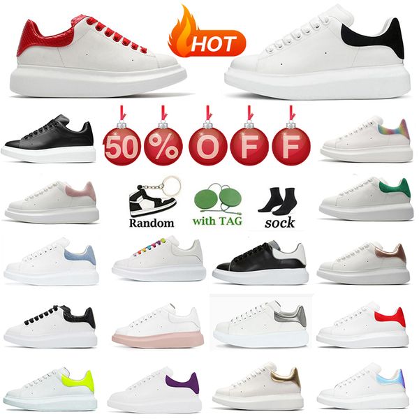 

casual shoes running suede espadrilles mcqueens designer oversized leather lace up platform white black luxury velvet for mens womans shoes