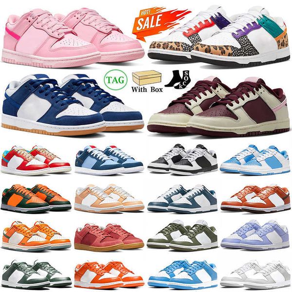

running shoes mens trainers sneakers triple pink unc mummy team green grey fog walking jogging with box lows panda syracuse cactus jack gai, Black