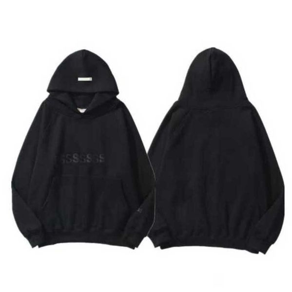 

luxury men's brand tracksuits sweatshirts letter es hoodies men women sportswear pants suit hooded sweater casual pullover couple hood, Black