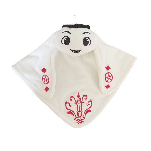 

la'eeb qatar 2022 world cup soccer mascot cape plush toy doll