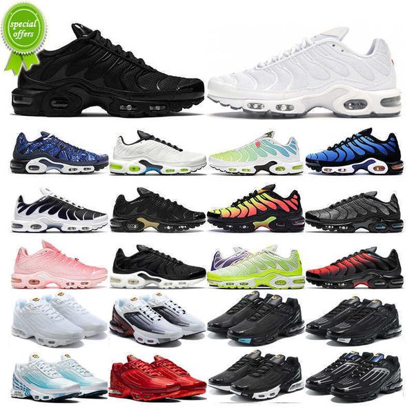 

2023 running shoes running shoes sneakers trainers triple white black laser blue volt glow outdoor sports tn plus 3 tn mens women oreo women