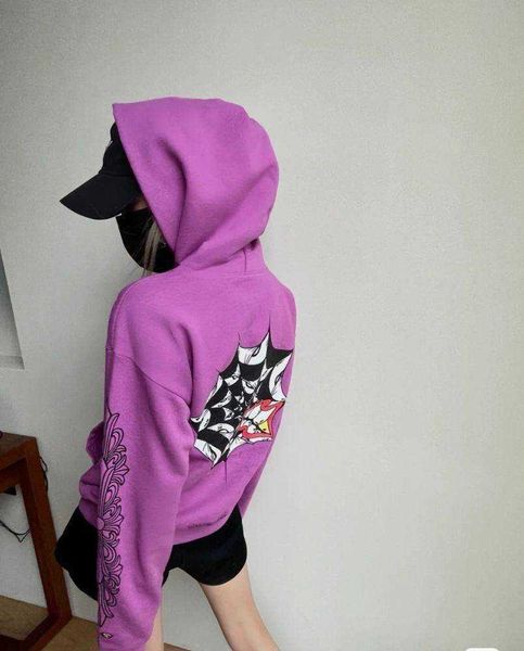 

designer hoodies chromes' heartss men women stylist jacket hoodie high, Black