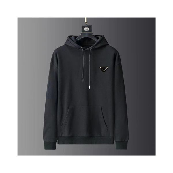 

sweatshirt designer hoodies autumn overshirt pullover womens sweater letter sweatshirts armband cotton long sleeve couple outwear coat24ss, Black