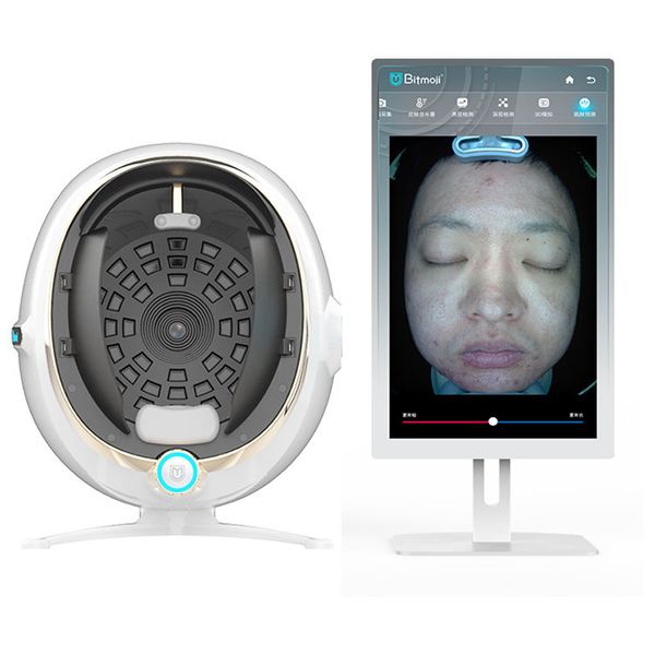 

professional skin analyzer machine mirror moisture facial observe 2022 skin analyzer scanner devices 3d facial skin analyzer