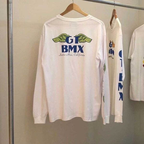 

men's hoodies sweatshirts autumn winter gt bmx mens hoodie letter hoodies wings print long sleeve streetwear men women casual crew neck, Black